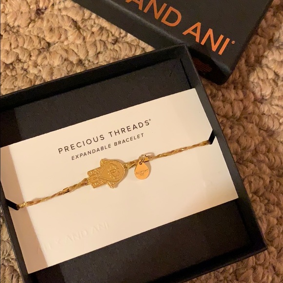 Alex and Ani Jewelry - Alex and Ani Gold Hand of Fatima Precious Thread